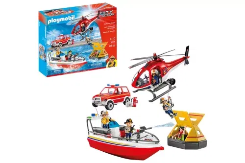 TOY DAY - AUTO WIN-Playmobil 9319 City Action Fire Rescue Mission Playset