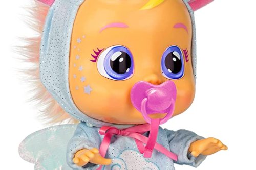 TOY DAY- AUTO WIN-CRY BABIES Fantasy Jenna Pegasus | Interactive baby doll crying real tears with dummy and blue pegasus pyjamas