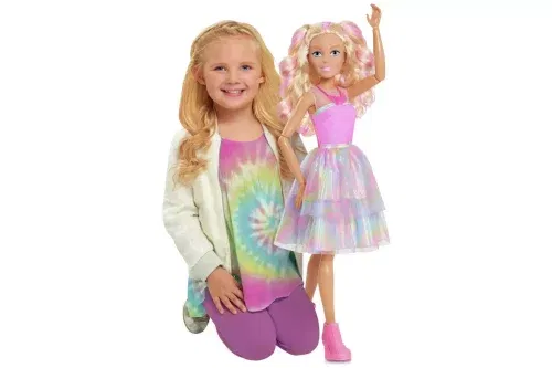 TOY DAY- AUTO WIN-Barbie Best Fashion Friend Princess Doll - 28inch/72cm