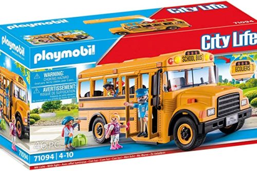 TOY DAY- AUTO WINPLAYMOBIL City Life 71094 US School Bus