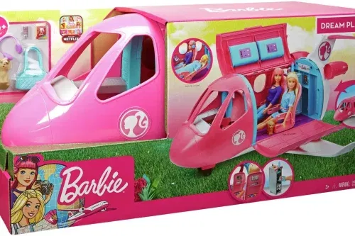TOY DAY-AUTO WIN- Barbie Dream Plane Transforming Playset