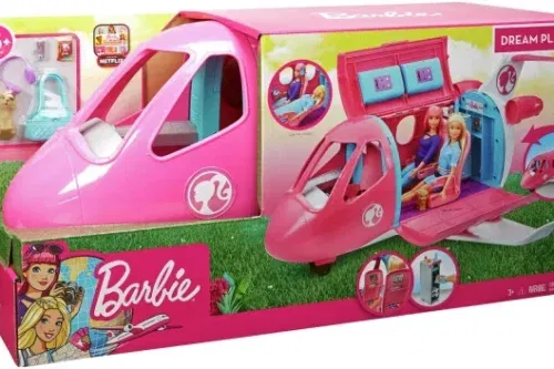 TOY DAY-AUTO WIN- Barbie Dream Plane Transforming Playset #2