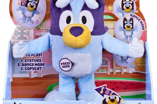 TOY DAY- AUTO WIN-Bluey Dance & Play Plush Toy with over 55 Phrases and 4 Songs