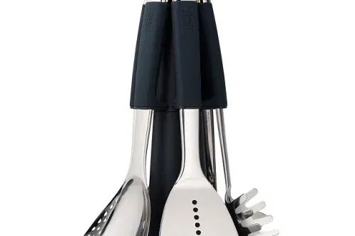 Joseph Joseph 100 Collection Stainless Steel Elevate Carousel Kitchen Utensil Set, Set of 6