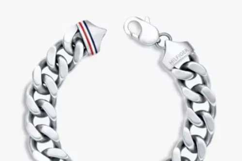 Tommy Hilfiger Men's Chunky Chain Bracelet, Silver