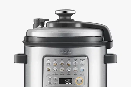 Sage the Fast Slow GO™ Brushed Stainless Steel Slow Cooker, Silver