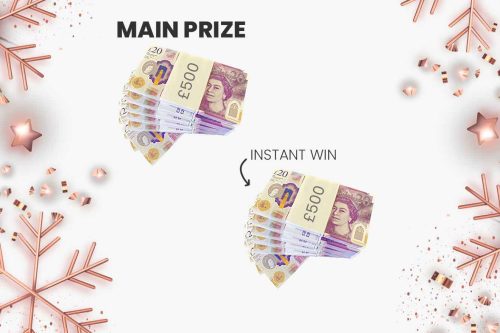 CHRISTMAS ADVENT CALENDAR- WIN £500 CASH + FIND THE INSTANT WIN