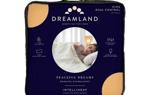 Dreamland Heated Overblanket, Ivory, Kingsize