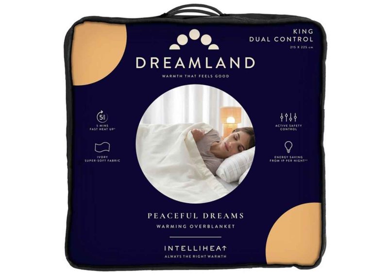 Dreamland Heated Overblanket, Ivory, Double Competition Fox