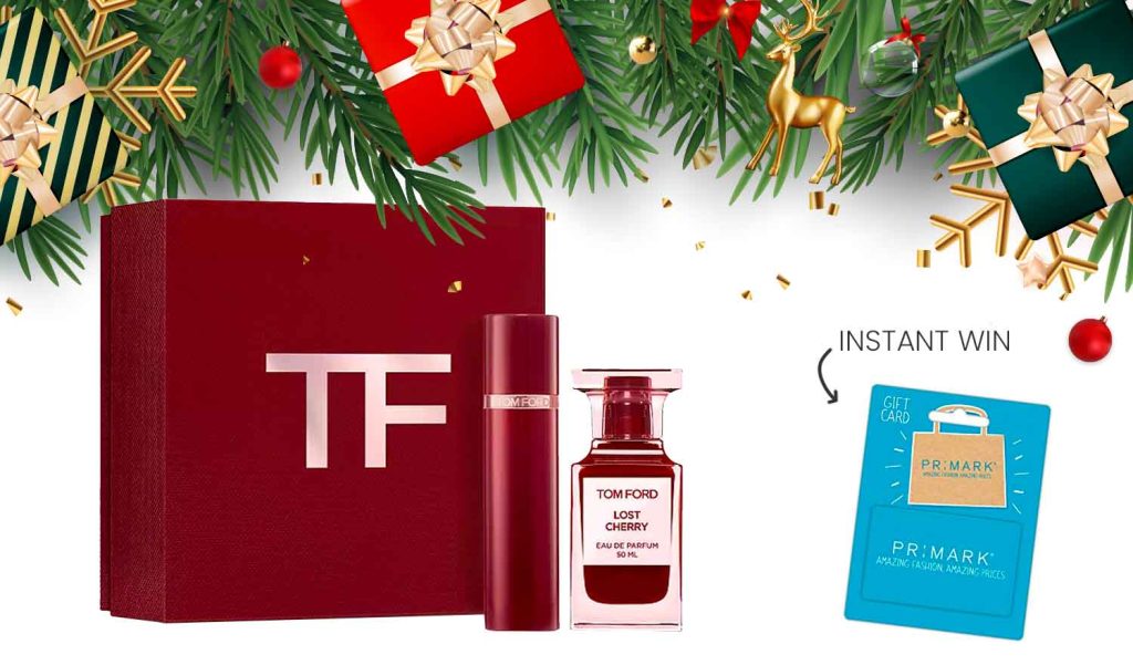 CHRISTMAS ADVENT CALENDAR WIN TOM FORD Private Blend Lost Cherry Eau De Parfum 50ml Fragrance CHRISTMAS ADVENT CALENDAR WIN TOM FORD Private Blend Lost Cherry Eau De Parfum 50ml Fragrance