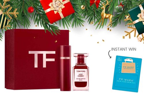 CHRISTMAS ADVENT CALENDAR- WIN TOM FORD Private Blend Lost Cherry Eau de Parfum 50ml Fragrance Gift Set  + FIND THE INSTANT WIN