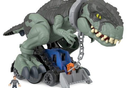 TOY DAY- AUTO WIN-JURASSIC WORLD Mega Stomp and Rumble Giga Dinosaur figure 41cm