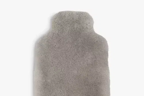 Just Sheepskin Rebecca Hot Water Bottle, Dove