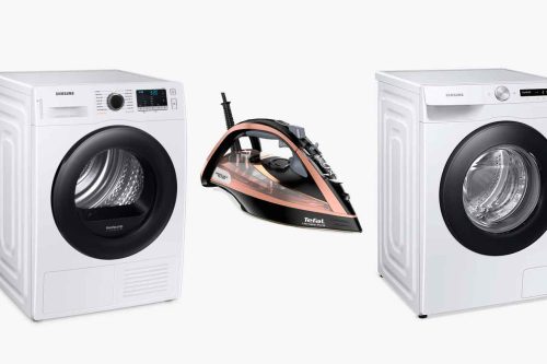LAUNDRY PACKAGE – SAMSUNG WASHING MACHINE – SAMSUNG DRYER – TEFAL IRON