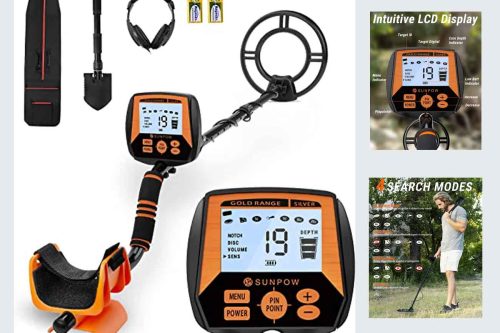 Metal Detector, SUNPOW Professional Metal Detector Kit for Adults