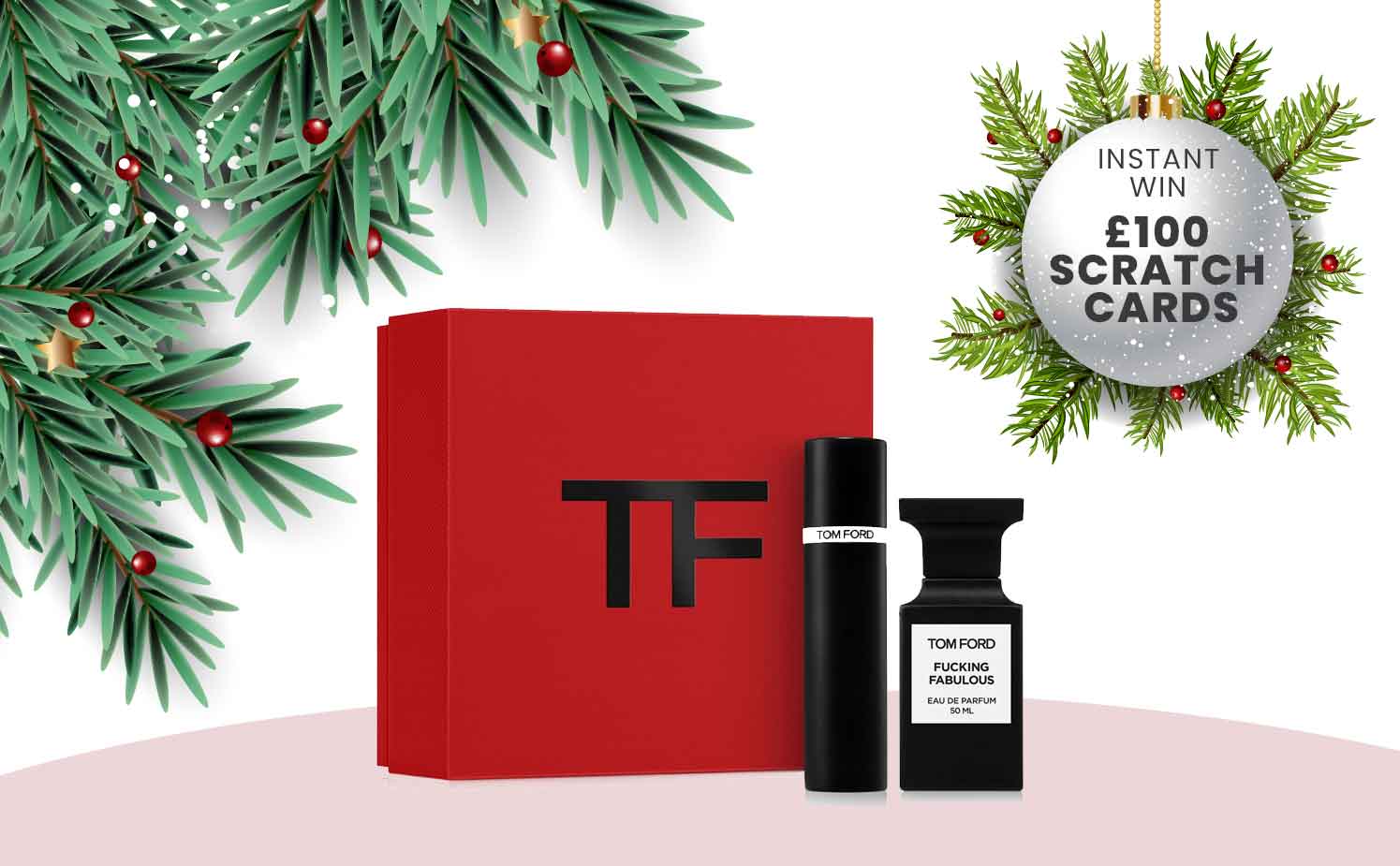 CHRISTMAS ADVENT CALENDAR- WIN TOM FORD F'ing Fabulous eau de parfum gift  set + FIND THE INSTANT WIN - Competition Fox