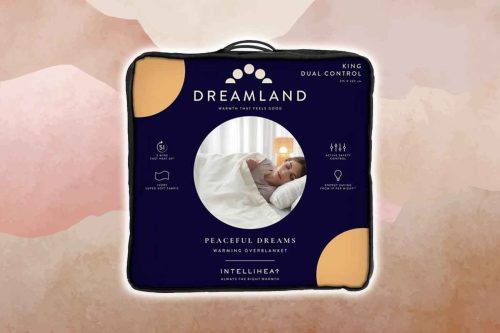 AUTO WIN-Dreamland Heated Overblanket, Ivory, Kingsize