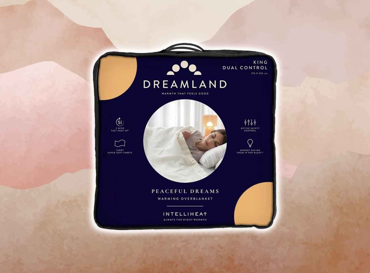 AUTO WIN-Dreamland Heated Overblanket, Ivory, Kingsize - Competition Fox