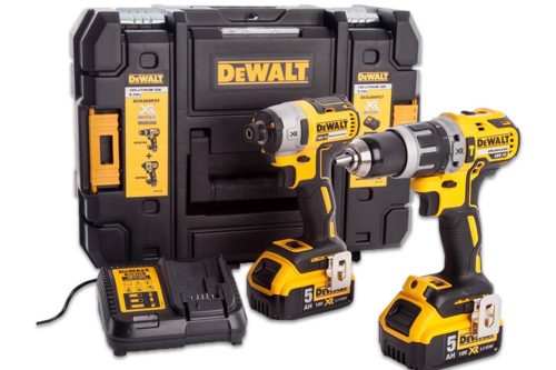 DeWalt DCK266P2T 18V XR Brushless Twin Pack with 2x 5.0Ah Batteries