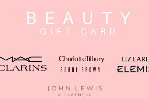 WIN A £100 JOHN LEWIS BEAUTY GIFTCARD - 20/02