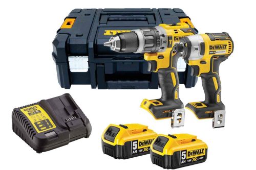 DeWalt DCK266P2T 18V XR Brushless Twin Pack with 2x 5.0Ah Batteries for 25p