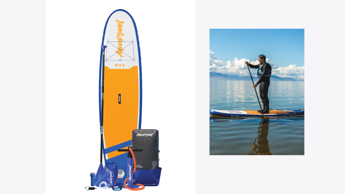 MAX SUP Package Stand Up Inflatable Paddle Board Kit 10