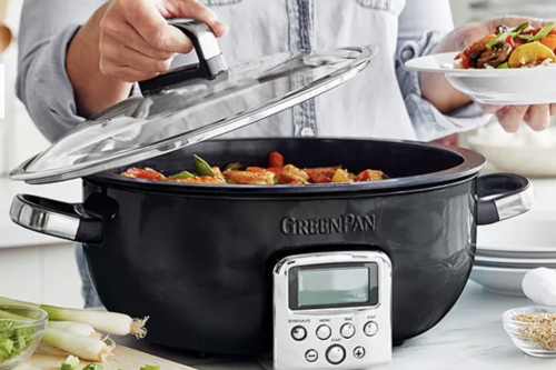 GreenPan Omni Cooker, 5.6L, Gloss Black
