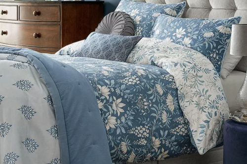 Laura Ashley Parterre Double Duvet Cover Set, Seaspray