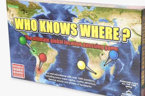 FREE GIVEAWAY - Wildcard Games Who Knows Where?