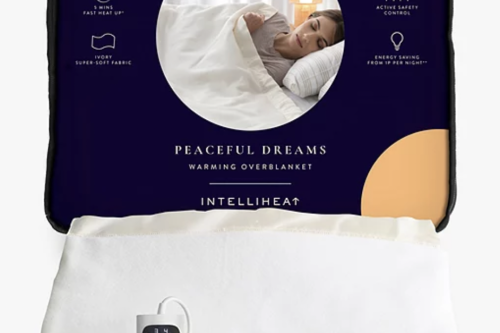 Dreamland Heated Overblanket, Ivory, Single