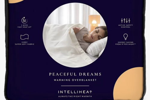 Dreamland Heated Overblanket, Ivory, Kingsize