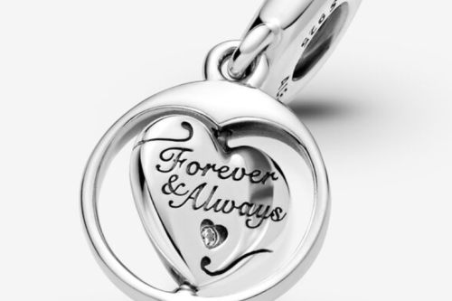 DRAWN  - AUTO WIN - Pandora Spinning Forever & Always Soulmate Dangle Charm