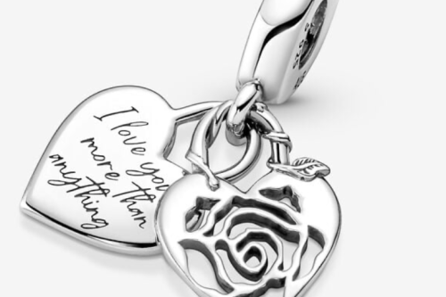 AUTO WIN - Pandora Rose Heart Padlock Dangle Charm