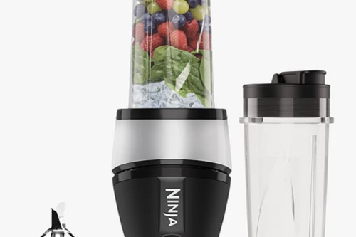 Ninja QB3001UKS Smoothie Maker, Black/Silver