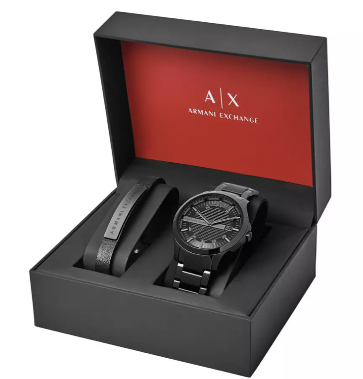 Armani exchange deals bracelet watch