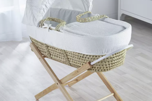 AUTO WIN - Waffle Palm Basket Natural Folding Stand