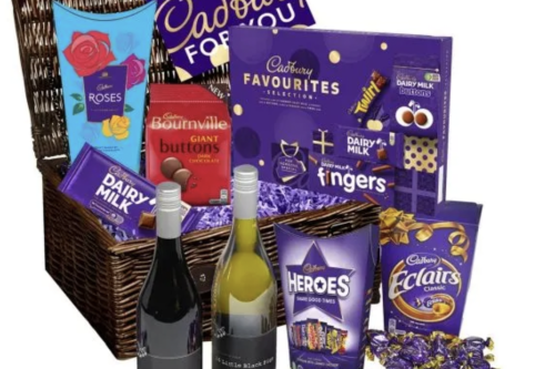 AUTO WIN - CADBURY CHOCOLATE & WINES HAMPER - 28/01