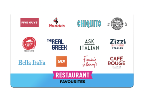 Win a £100 Restaurant Favourites Gift Card - 31/01