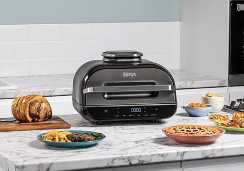 NINJA Foodi Max AG551UK 6in1 Health Grill & Air Fryer Grey