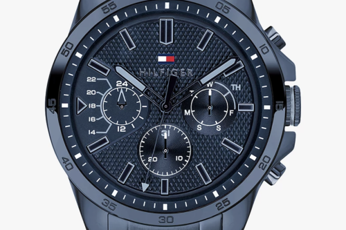 Tommy Hilfiger 1791560 Men's Chronograph Bracelet Strap Watch, Blue