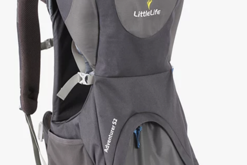 LittleLife Adventurer S2 Child Back Carrier, Grey