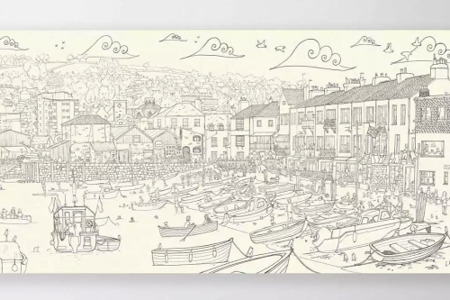 LAURA WALL-Just Another Day on Back Beach! - Pen Line Edition (SOLD OUT)