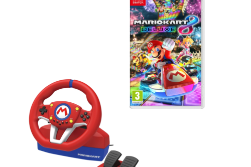 AUTO WIN - NINTENDO SWITCH MARIO KART 8 AND HORI RACING WHEEL