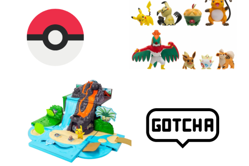 Pokémon 30cm Carry Case Volcano Playset & Pokémon 5cm Battle Figure 8 Pack