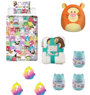 Squishmallows Bedding and Toy Bundle
