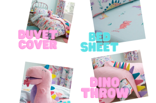 AUTO WIN - WIN A PINK DINOSAUR SINGLE BED BUNDLE