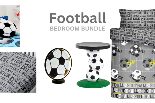 WIN A FOOTBALL BEDROOM BUNDLE
