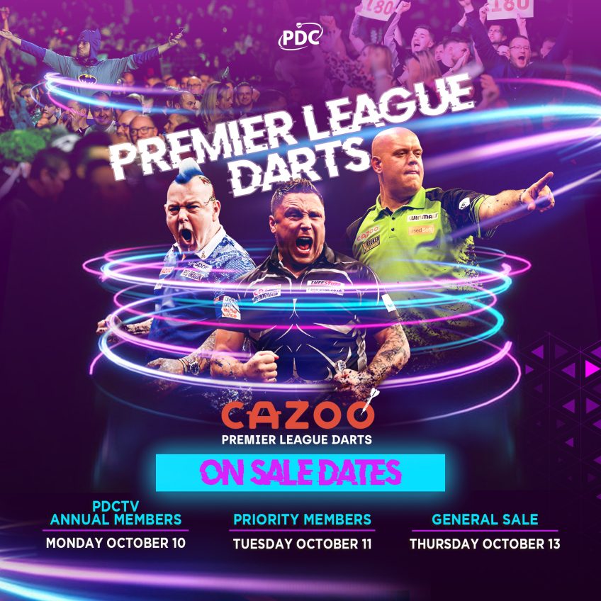Premier League Darts for 2 at Westpoint Exeter Competition Fox