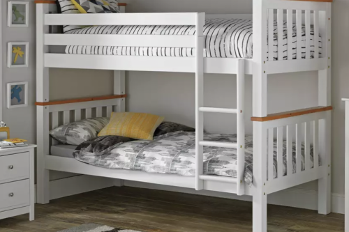 Habitat Heavy Duty Bunk Bed Frame - White and Pine