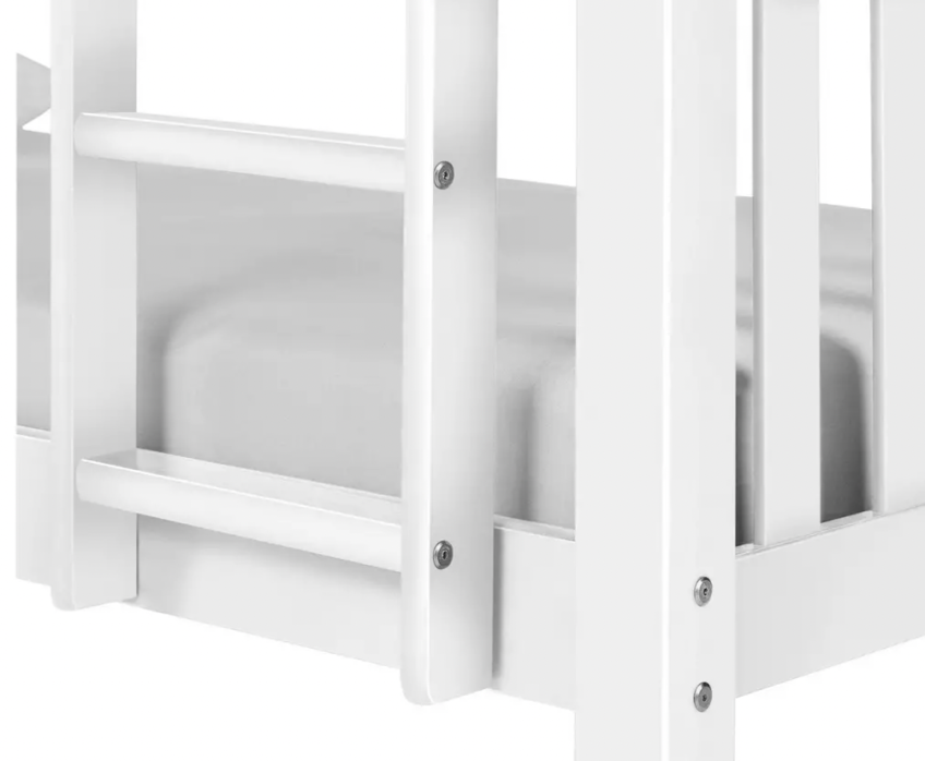 Habitat Heavy Duty Bunk Bed Frame White and Pine Competition Fox